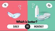 Which contact lens is better: Daily or monthly disposable? | Optometrist Explains