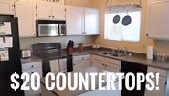 Rust-oleum Countertop Coating Review and How To - $20 DIY COUNTERTOPS