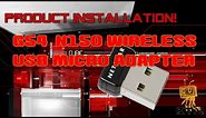 Product Install! - NetGear G54/N150 Wireless USB Micro Adapter WNA1000M