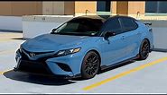 2022 Toyota TRD Camry 2,500 Mile Review Cavalry Blue Road Trip Likes Dislikes