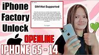 HOW TO OPENLINE IPHONE 6s-14 PRO | HOW TO FACTORY UNLOCKED IOS 6s-14 PRO | HOW TO OPEN ANY NETWORK