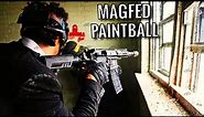 CRAZY PAINTBALL WAR!! Magfed paintball