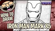 How to Draw IRON MAN MARK 85 (Avengers: Endgame) | Narrated Easy Step-by-Step Tutorial