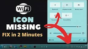 Fix Wi-Fi Icon Not Showing Problem on Windows 11/10 - (2024 FIX)