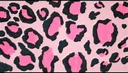 How To Make Leopard Pattern - Pink and Black Leopard Print For Wall, Nails, Make-up etc