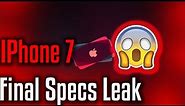 iPhone 7: The Final Rumors Gloss Black & Final Specs Leak!