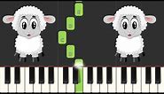 Mary Had a Little Lamb - Super Easy Piano Tutorial