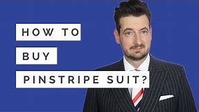 Pinstripe Suit. What to match Pinstripe Suit with? How to wear pinstripe suit?