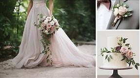 Dusty Rose, Ivory & Green - Wedding Decoration Ideas 🌿