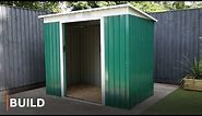 BUILD - Pent Metal Shed Installation