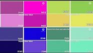 best colour combination with colour code Asian paint colour combination chart (paint chart vlog 1)