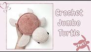 Crochet Jumbo Turtle - Tutorial Part 1 | Free Amigurumi Animal Pattern for Beginners