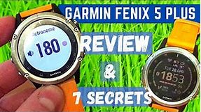 Garmin Fenix 5 Plus Review - 7 Secrets | Fenix 5 Plus Maps - Features - Tips and Tricks