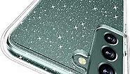 Rayboen for Samsung Galaxy S22 Plus Case Glitter, Shockproof Protective Cover Funda para Galaxy S22 Plus, Cute Sparkly Bling Shiny S22+ Plus Phone Case for Women Girls, Glitter Clear