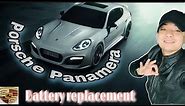 HOW TO REPLACE THE BATTERY OF THE OF PORSCHE PANAMERA