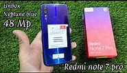 Redmi note 7 pro neptune blue unboxing