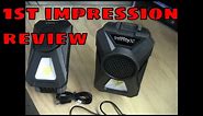Infinity X1 700 lumens Rechargeable Work Light w/Speakers Tool Review