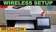Canon ImageClass MF642Cdw Wireless Setup, WiFi Setup, Connect To Router Using Display !!
