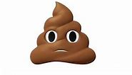 Funny poop emoji