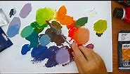 Mélanges de couleurs en peinture d'une façon simple !