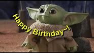 Grogu - Happy Birthday e-card