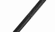JCB Low-Profile Bolts Black-Oxide-Plated 1/4-20 80mm(~3.15") Length 13mm-Hex-Head CNC, Package of 50