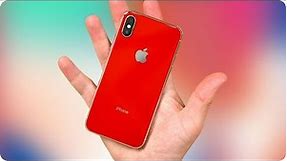 I Made A Red iPhone X