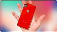 I Made A Red iPhone X