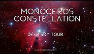 Monoceros Constellation Deep Sky Tour: Nebulae & Star Clusters