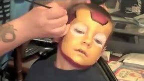 Iron Man Face Painting | Marvelous Masks Chicago Face Painter