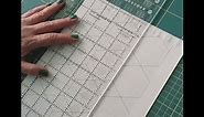 Cutting templates for English paper piecing