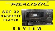 A Review of the Realistic SCP 32 Cassette Player : Retro Tech : Radio Shack