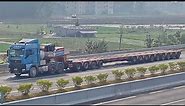 【Chinese Truck】Truckspotting on Shenyang-Haikou Highway(FAW,Scania,Volvo,Sitrak,Hino)01.13.2024