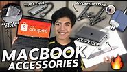 MACBOOK ACCESSORIES HAUL + REVIEW 2020 | SHOPEE PHILIPPINES (MacBook Case, Laptop stand, etc.)