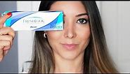 COLORED CONTACT LENSES FOR DARK BROWN EYES | FRESHLOOK | Try On Review