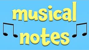 Musical Notes! Learning about music for Kids