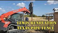 Texas Pipe Fence