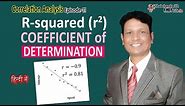 Coefficient of Determination r2 | Correlation Analysis | Statistics & Data Analysis