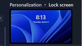 Changing the Windows 11 Lock Screen Wallpaper!