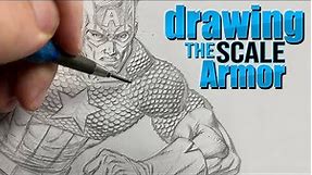 How to Draw the Pattern on Captain Americas Suit