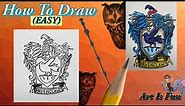 Ravenclaw Crest From Harry Potter | Drawing for Beginners | Fun Drawing Tutorials