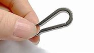 Small Titanium Carabiner, Lightweight Tiny Carabiner Clips for Backpacks, Handbags, Water Holding, Keychains, 1pc a Pack