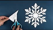 How to make Snowflakes out of paper - Paper Snowflake #44 - Christmas Ornaments
