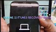 [ How To ] Apple iPhone 11 Itunes Recovery Restore Mode