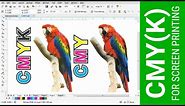 Easy CMY Color Process Separation Trick | CorelDraw | Screen Printing