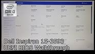 Dell Inspiron 15 3593 UEFI BIOS Setting Walkthrough