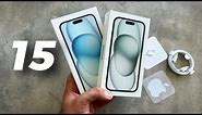 iPhone 15 and 15 Plus UNBOXING - Big Upgrade!