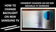 🔧HOW TO REPAIR BACKLIGHT ON NEW SAMSUNG TV📺CHANGER LED SMART TV SAMSUNG 2023