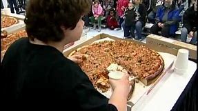 13 Year Old Wins Pizza Eating Contest