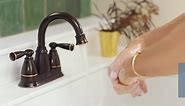 MOEN Banbury 4 in. Centerset Double Handle Bathroom Faucet in Mediterranean Bronze 84943BRB